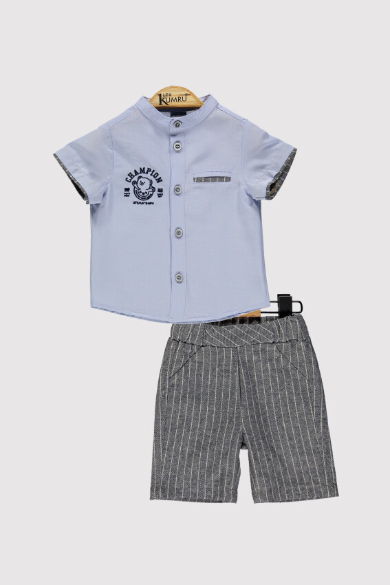Baby Boy Champion Embroidered Set 6-18M Kumru Bebe 1075-4300 - 2