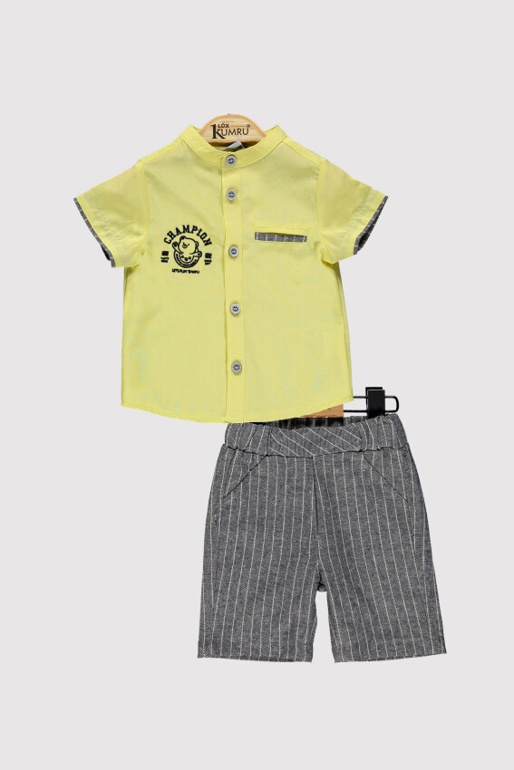 Baby Boy Champion Embroidered Set 6-18M Kumru Bebe 1075-4300 - 3