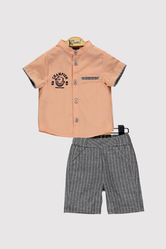 Baby Boy Champion Embroidered Set 6-18M Kumru Bebe 1075-4300 - 5