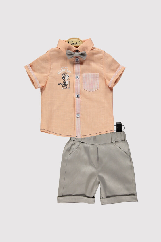 Baby Boy Shirt Set 6-18M Kumru Bebe 1075-4375 - 4