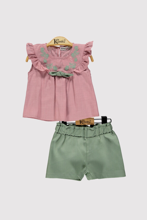 Baby Girl Embroidered Front Set 6-18M Kumru Bebe 1075-4261 - 6