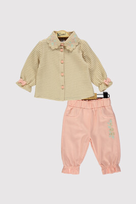 Baby Girl Embroidered Shirt Set 6-18M Kumru Bebe 1075-4215 - Kumru Bebe (1)