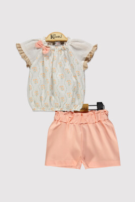 Baby Girl Flower Branch Printed Set 6-18M Kumru Bebe 1075-4262 - Kumru Bebe (1)