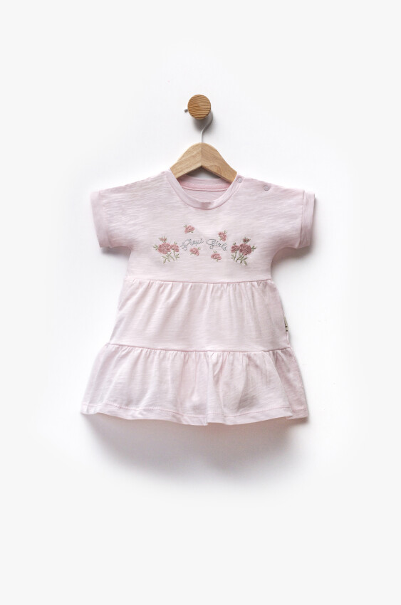 Floral Embroidered Pleated Dress 6-36M Flexi Baby 2063-229507 - 1