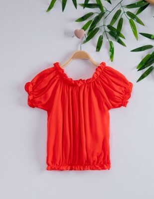 Girl Blouse 7-10Y Büşra Bebe 1016-221013 Оранжевый 