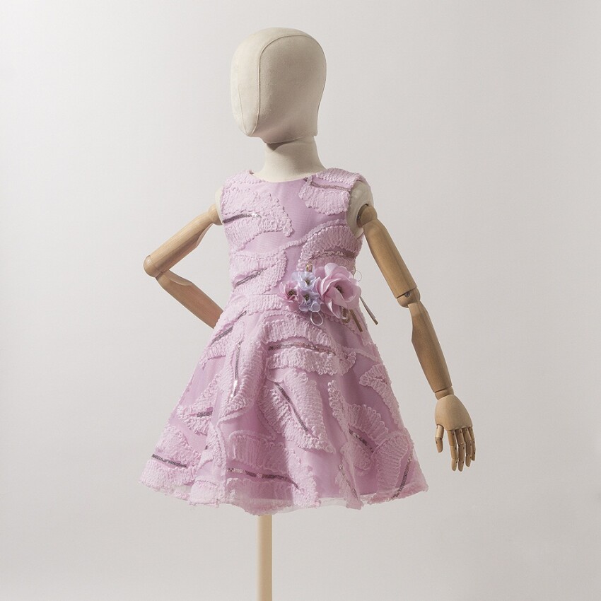 Girl Dress with Sequin 2-5Y Wecan 1022-23037 - 2