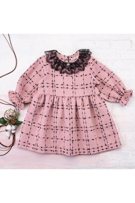 Plaid Dress Büşra Bebe 1016-212047 - 2