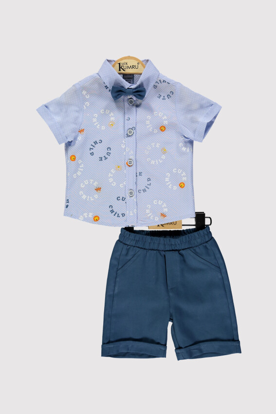 Baby Boy Shirt Set 6-18M Kumru Bebe 1075-4245 - 2