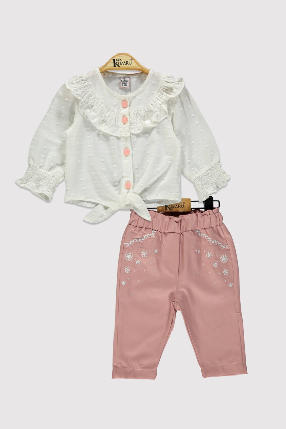 Baby Girl Shirt Set 6-18M Kumru Bebe 1075-4218 - 2