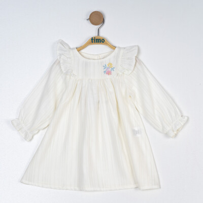 Girl Embroidered Dress 2-5Y Timo 1018-TK5DÜ042257422 - Timo (1)
