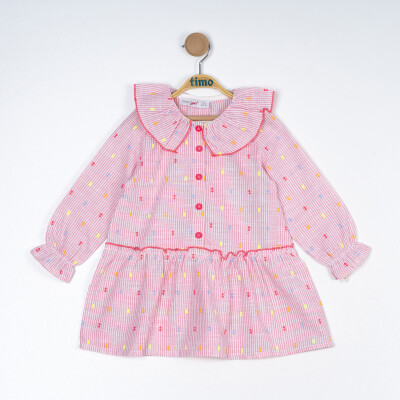 Girl Ruffle Collar Dress 2-5Y Timo 1018-TK5DÜ042257552 - Timo