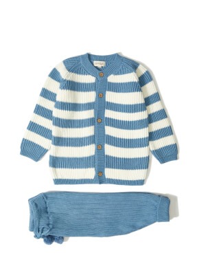 Wholesale 2-Piece Baby Boys Organic Cotton Outfit & Set 3-12M Uludağ Triko 1061-21065 - Uludağ Triko