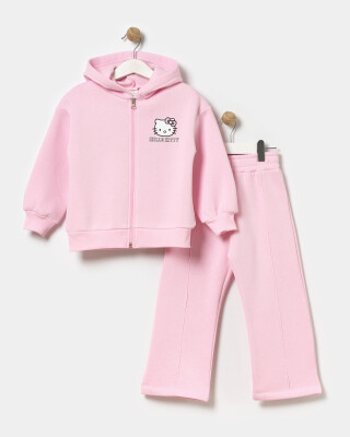 Wholesale 2-Piece Girls Set with Cardigan and Pants 4-7Y Miniloox 1054-24482 Светло- розовый 