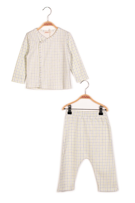 Wholesale 2-Piece Unisex Pajamas Set%100 Cotton 3-24M Zeyland 1070-231Z1BIO77 - 1