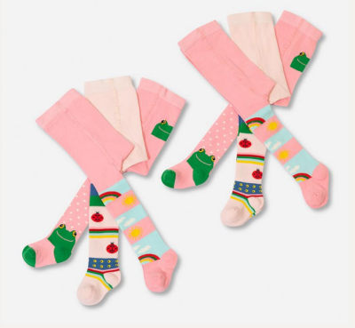 Wholesale 6-Piece Baby Girls SocksDefne 1064-KKLT-028-21(0-6) - Defne