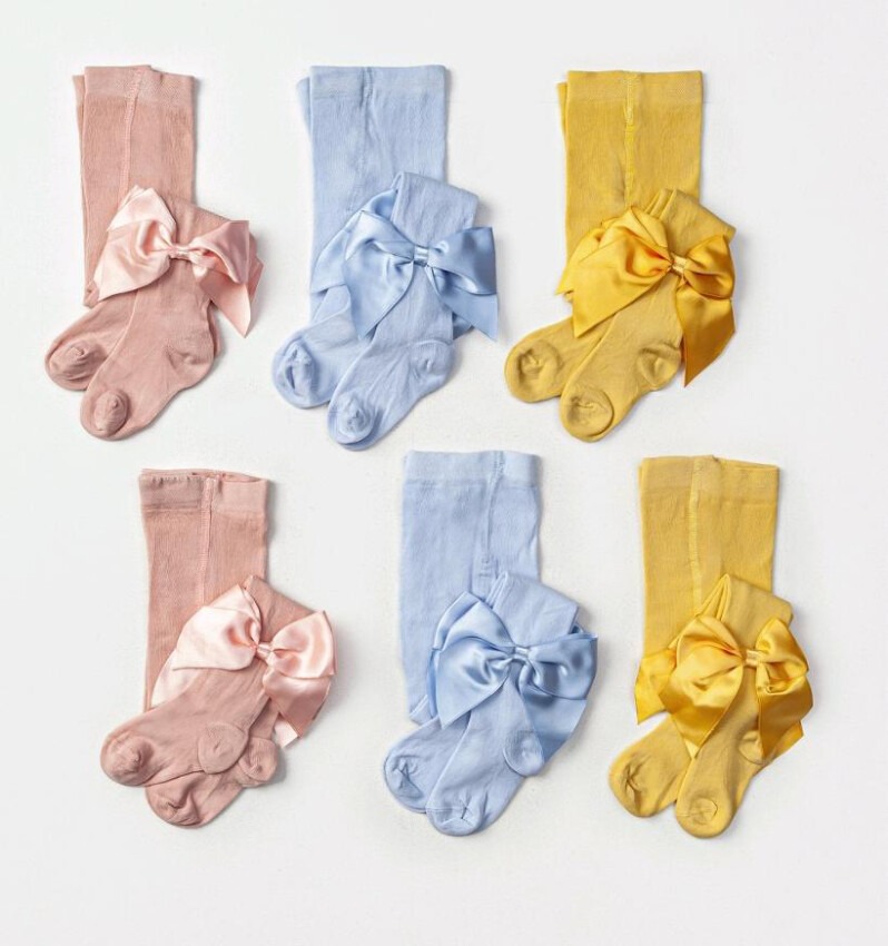 Wholesale 6-Piece Baby Girls Tights 6-12M Defne 1064-KKLT-041-23(6-12) - 1