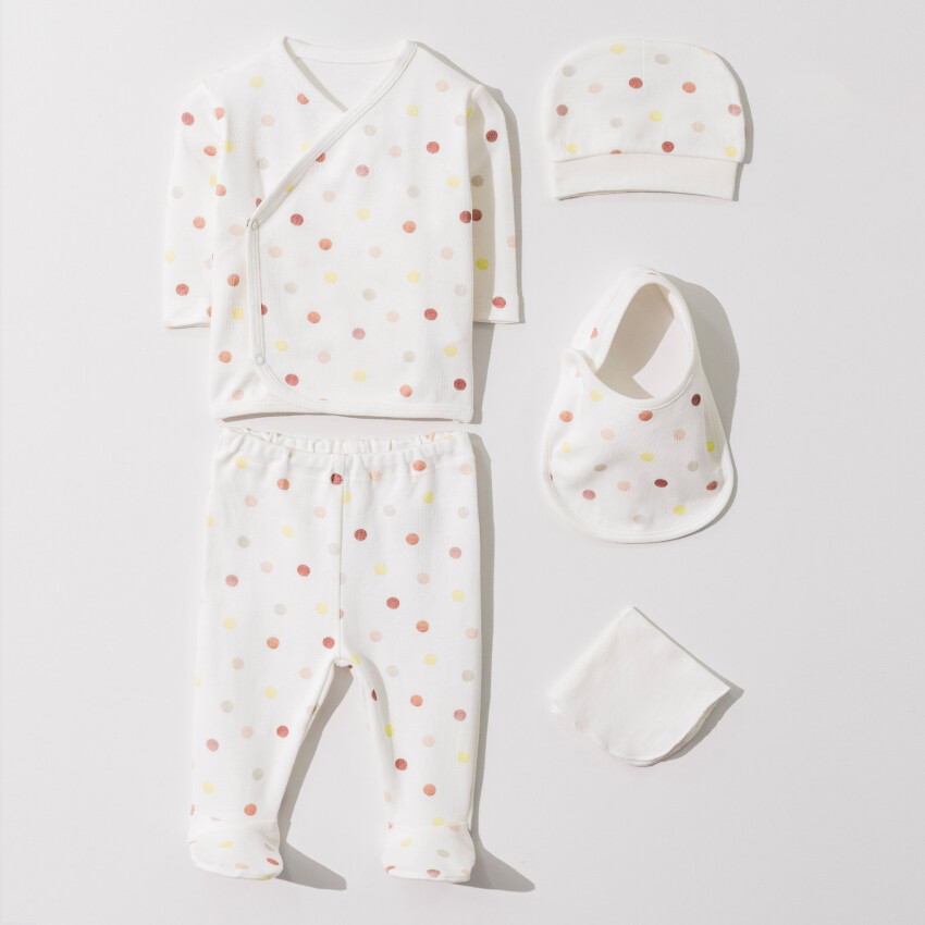 Wholesale Baby 5-Pieces Newborn Set (Boxed) 0M Pambuliq 2030-5605 - 1