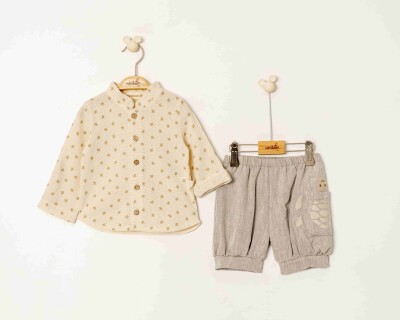 Wholesale Baby Boy 2pcs Set 6-24M Miniborn 2019-9144 - Miniborn (1)