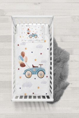 Wholesale Baby Boys 3-Piece Car Patterned Duvet Cover Set 100*150cm Talia Home 2044-TLABN-304 - Talia Home