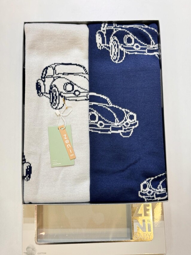 Wholesale Baby Boys Blanket 80x90cm 0-18M Zeni 2049-3038 - 3