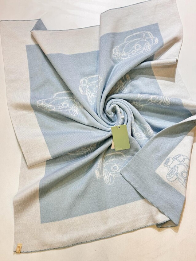 Wholesale Baby Boys Blanket 80x90cm 0-18M Zeni 2049-3038 - 4