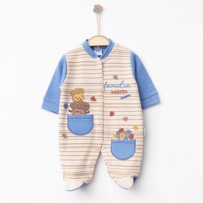 Wholesale Baby Boys Jumpsuit 0-6M Hoppidik 2017-2332 - Hoppidik