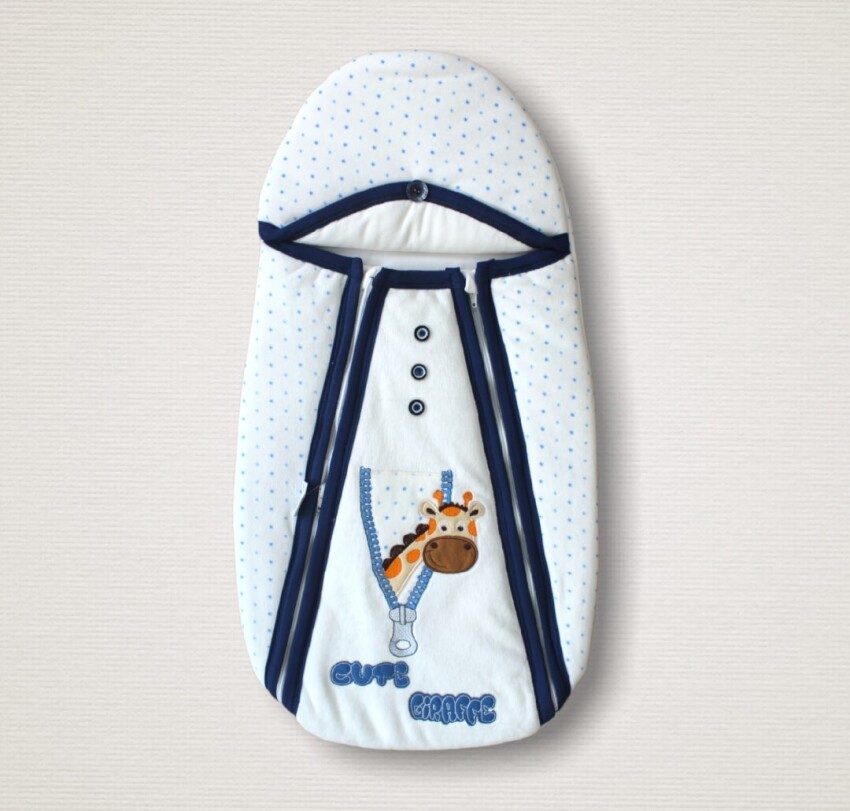 Wholesale Baby Boys Swaddle 0-9M Tomuycuk 1074-45074 - 1
