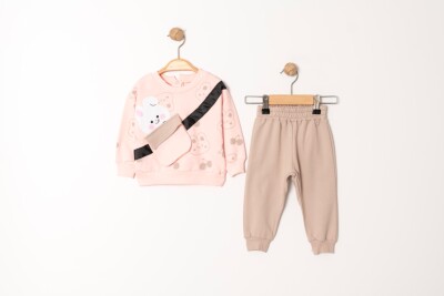 Wholesale Baby Girl 2-Piece Tracksuit Set 9-24M Tofigo 2013-9200 - Tofigo (1)