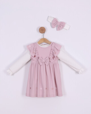 Wholesale Baby Girl Dress 3-12M Serkon Baby&Kids 1084-M0731 - Serkon Baby&Kids