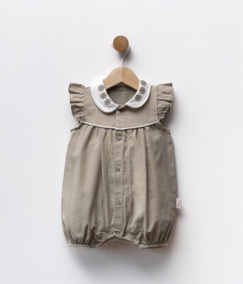 Wholesale Baby Girl Embroidered Jumpsuit 3-12M Bebbemini 2065-BM-2367 - 2