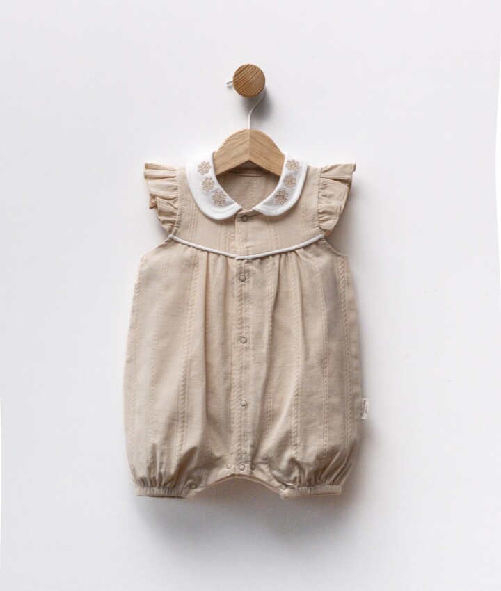 Wholesale Baby Girl Embroidered Jumpsuit 3-12M Bebbemini 2065-BM-2367 - 3