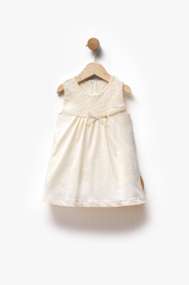Wholesale Baby Girl Lace Fabric Dress 6-24M Bebbemini 2065-BM-2351 - 3