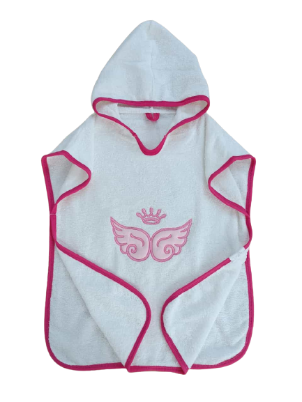 Wholesale Baby Girls Towel Hooded Pareo 0-18M Tomuycuk 1074-55096 - 1