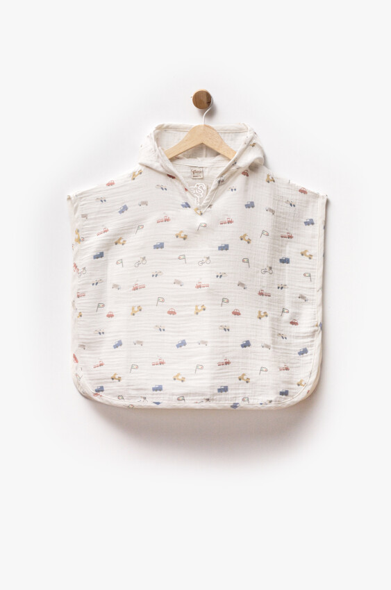 Wholesale Baby Muslin Hooded Pareo 0-12M Flexi Baby 2063-229492 - 1