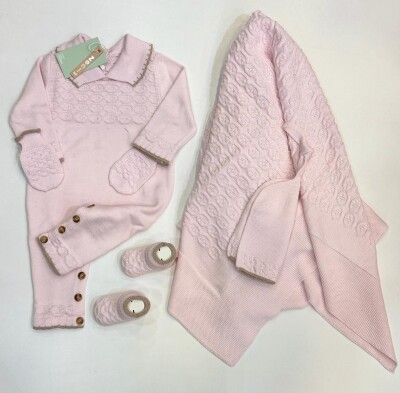 Wholesale Baby Unisex 5-Pieces Newborn Set 0-12M Zeni 2049-3012 - 2