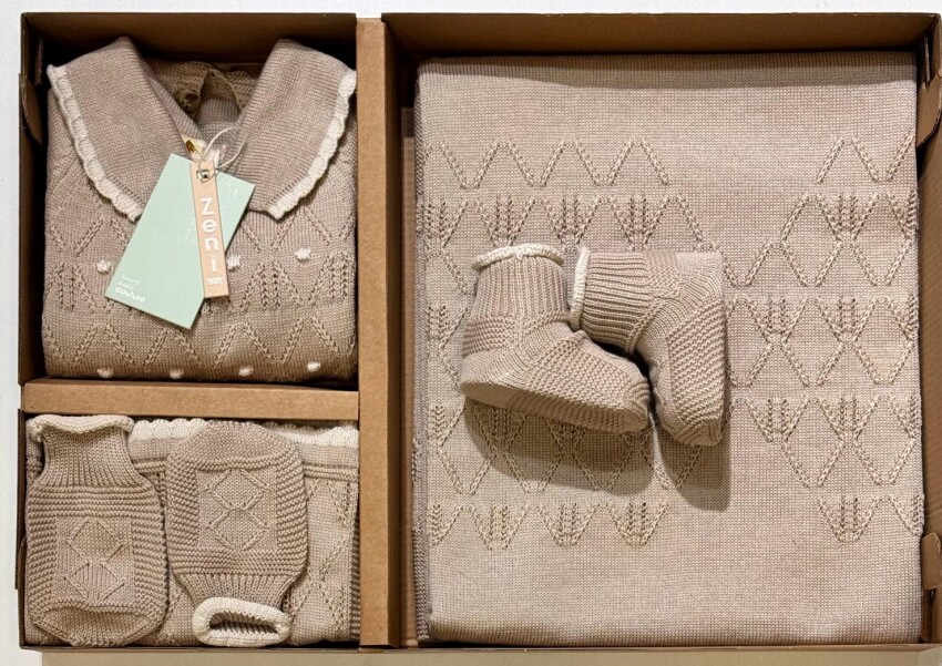 Wholesale Baby Unisex Newborn Set 0-12M Zeni 2049-3010 - 2