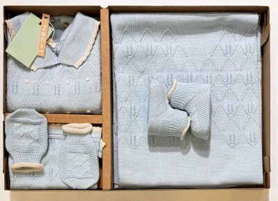 Wholesale Baby Unisex Newborn Set 0-12M Zeni 2049-3010 - 4