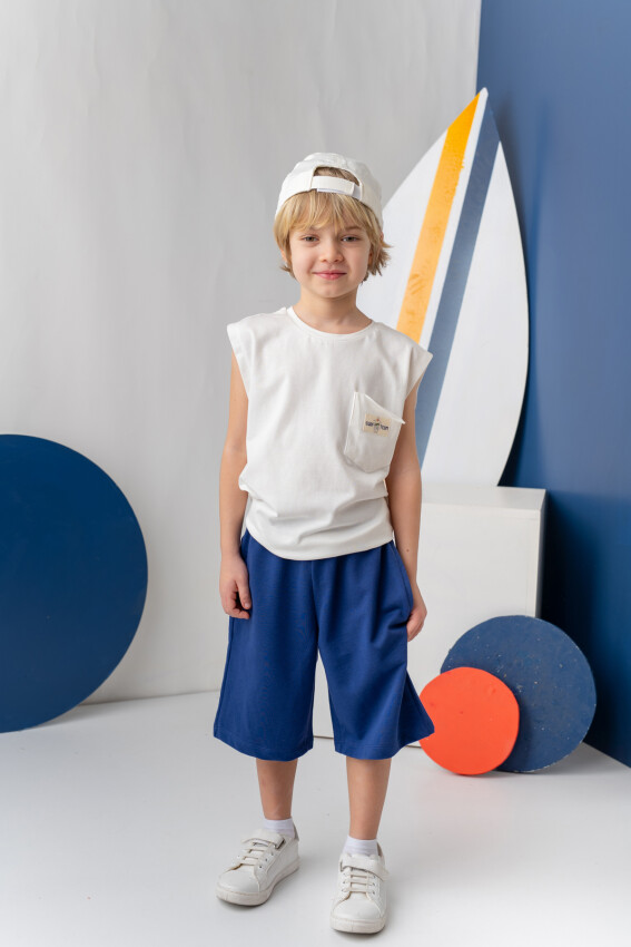 Wholesale Boys 2-Piece Set with T-shirt and Shorts 1-14Y Zeyland 1070-251Z3SRF75 - 2