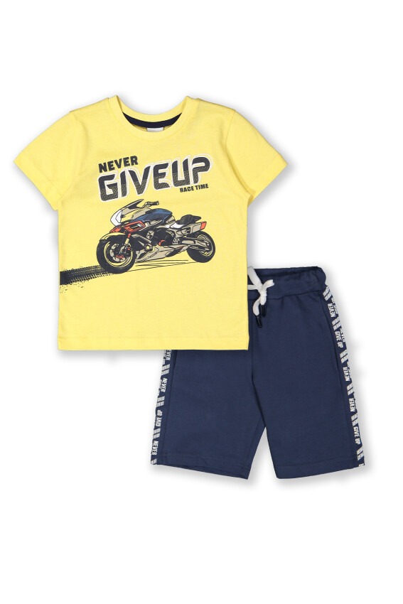 Wholesale Boys 2-Piece T-shirt and Shorts Set 3-6Y Elnino 1025-22102 - 3