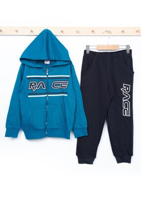 Wholesale Boys 2-Piece Tracksuit Set 3-6Y Elnino 1025-21701 Лазурный 