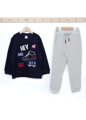 Wholesale Boys 2-Piece Tracksuit Set 3-6Y Elnino 1025-21707 - Elnino (1)