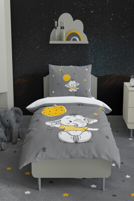 Wholesale Boys' Balloon and Elephant Patterned Duvet Cover Set 160*220cm Talia Home 2044-TLAN-122-1 - Talia Home
