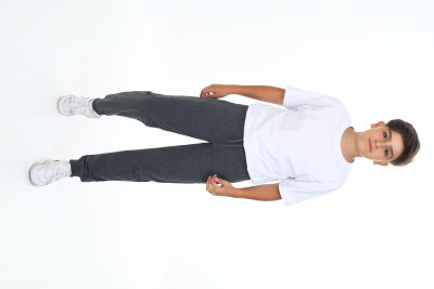 Wholesale Boys Basic Sweatpants 11-14Y Nickel 2060-20076-3 Антрацитовый