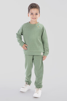 Wholesale Boys Basic Tracksuit Set 2-5Y Tuffy 1099-0880 - Tuffy