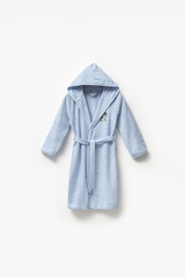 Wholesale Boys' Bathrobe 13-16Y Ramel Kids 1072-415 Синий