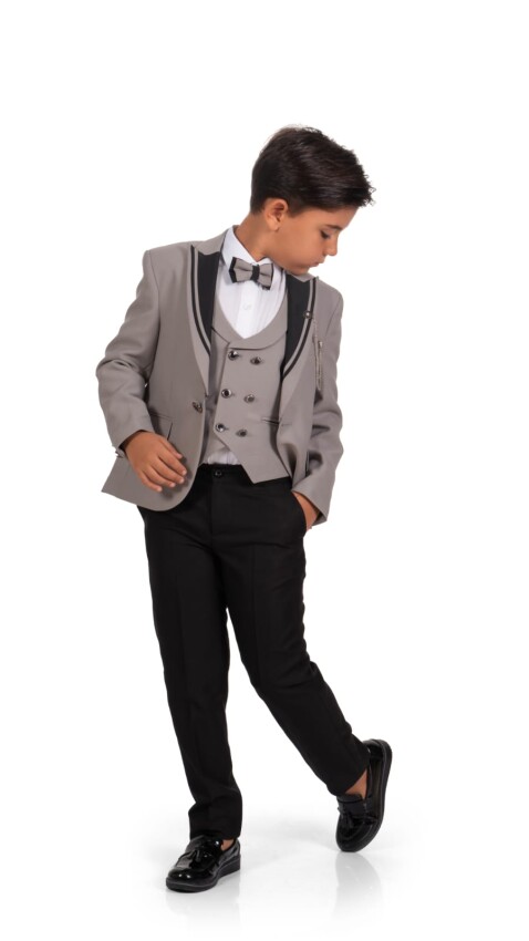 Wholesale Boys Jacket, Shirt and Pants Set 7-10Y Messy 1037-5801 - 2