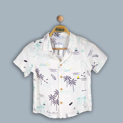 Wholesale Boys Shirt 2-5Y Timo 1018-TE4DÜ202242602 - Timo