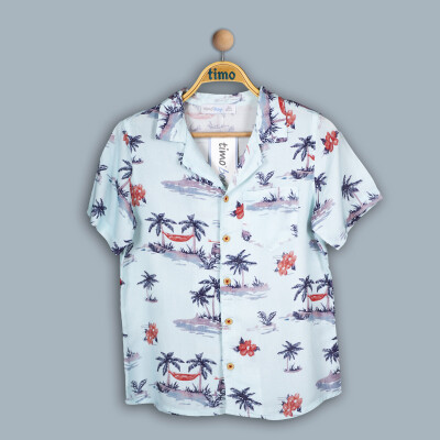 Wholesale Boys Shirt 6-9Y Timo 1018-TE4DÜ202242593 - Timo