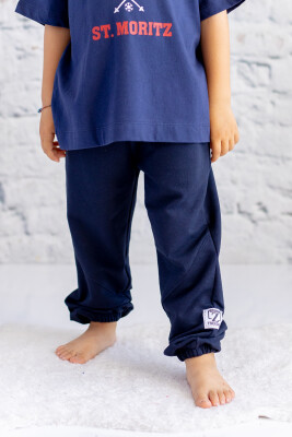 Wholesale Boys Sweatpants 1-12Y Zeyland 1070-252Z3ESY06 Темно-синий