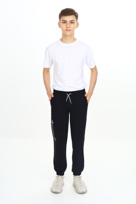 Wholesale Boys Sweatpants 7-10Y Nickel 2060-20096-2 Чёрный 